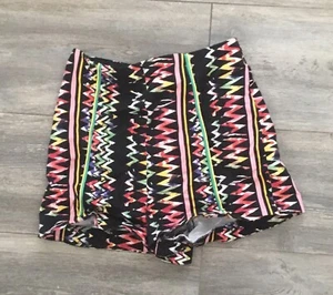 “River Island” Short shorts/Hotpants (UK 6) Black/Multi-Coloured - Picture 1 of 5