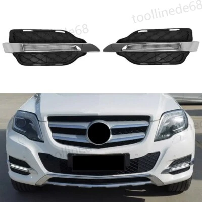 Paar LED Tagfahrlicht Nebelscheinwerfer Für Benz GLK-Klasse W204 X204 2013-2016 - Bild 1 von 4