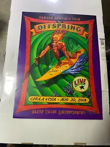 The Offspring SOMMER NATIONALS TOUR CHULA VISTA 2014 POSTER LITHOGRAPHIE NEU - Bild 1 von 5