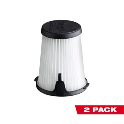 Milwaukee 49-90-1950 Vacuum Replacement Filters - Pack of 2  M12 0850-20 compact - Image 1 of 3