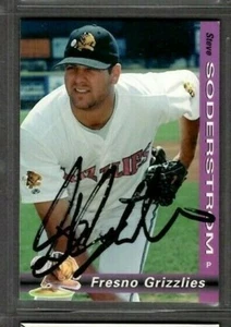 1998 Grandstand #32 Steve Soderstrom Fresno Grizzlies Signed Autograph (E67) - Picture 1 of 2