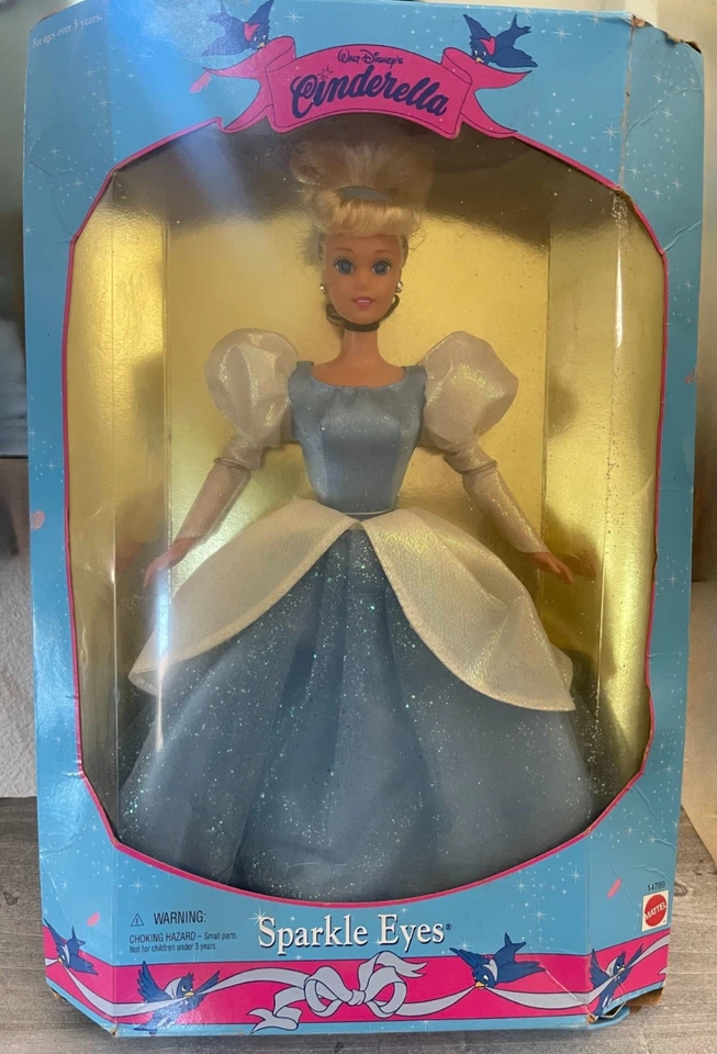 Barbie Walt Disney Cenicienta Ojos Brillantes 1995 #14789 Foto 1 de 4
