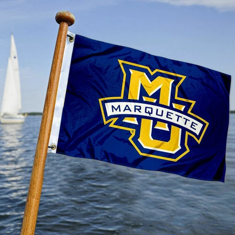Marquette Golden Eagles Boat Yacht Nautical Flag Cover