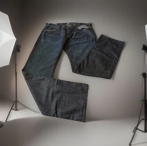 7 For All Mankind Men's Austyn Relaxed Fit Straight Beck Blue Jeans Sz 38 x 35 - Picture 1 of 14