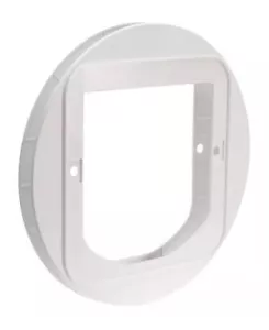 Sureflap Katzenklappe Befestigungsadapter weiß - geeignet für Glastüren, Wände usw. - Bild 1 von 3