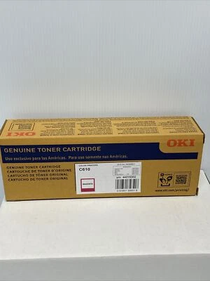 Okidata C610 Magenta Toner Cartridge Genuine Oki 44315302 - Image 1 of 2