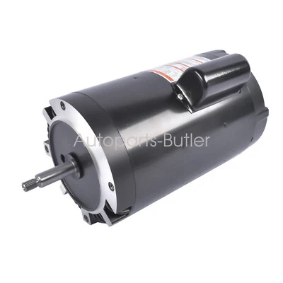 For 56J C-Face 1-1/2 HP Full Rated Pool and Spa Pump Motor, 9.2/18.4A 230/115V - Image 1 of 4