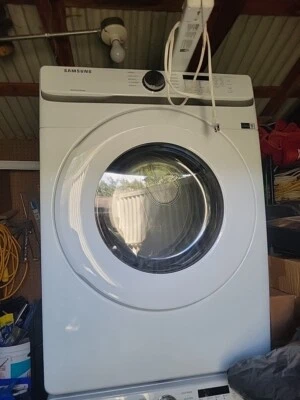 Samsung DVE45T6000W 27" White 7.5 cu. ft. Front Load Electric Dryer - Image 1 of 4
