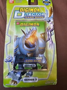 Digimon D-tector Series 3 Card Came Blister Pack 2003 New, Factory Sealed - Rare - Picture 1 of 5