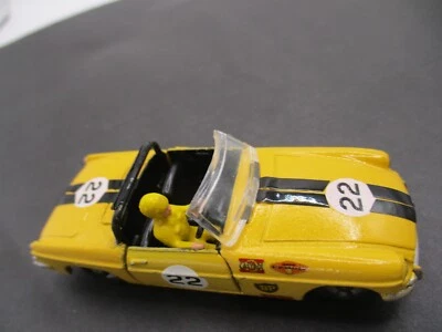 Dinky Toys #113-G MGB SPORTS CAR RALLY. CUSTOM CODE3 CANARY YELLOW, EXCELLENT! - Image 1 of 4