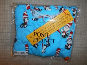POSH PEANUT DR SEUSS CAT IN THE HAT CONVERTIBLE ONE PIECE - SiZE 2T NEW BAMBOO - Picture 1 of 5