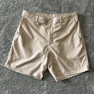 GenTeal Mens Beige Performance Swimwear Swim Trunks  Size Small - Picture 1 of 7