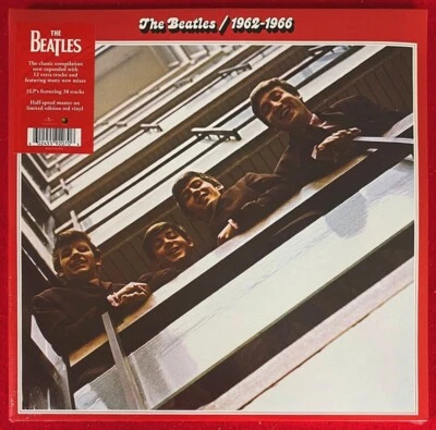 he Beatles – 1962-1966 - Limited Edition, 3x 180-Gram Red Vinyl LP Set - Image 1 of 3