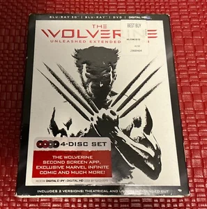 The Wolverine Unleashed Extended Edition (3D Blu-ray/ DVD/ Blu-Ray 4 disc Set) - Imagen 1 de 2