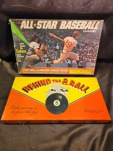 SET OF 2 - 1968 Cadaco All Star Baseball / RARE Milton Bradley Behind the 8 Ball - Picture 1 of 24