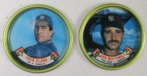 Moneta da baseball NY Yankees Don Mattently #19, Jack Clark #9 Topps 1988 - Foto 1 di 6