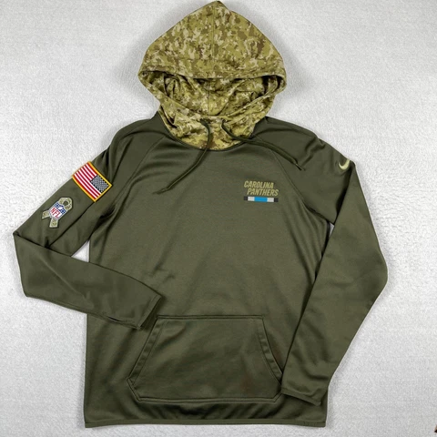 Jacksonville Jaguars Sweatshirt Womens Medium Nike Salute To Service USA NFL Cover