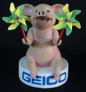 GEICO Maxwell The Pig TALKING Piggy Bank Rare in Box with Certificate OOP Gecko - Bild 1 von 5