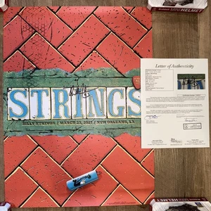 Poster 18x24 Billy Strings Autografato 2021 Tipitina Firmato N2 New Orleans JSA - Foto 1 di 8