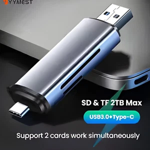 Card Reader USB 3.0 Type C Micro SD TF OTG Smart Memory Adapter Laptop Computer - Picture 1 of 1
