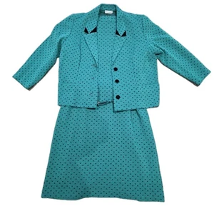 Vintage Ladiespride / Womens Dress & Jacket Suit / Smart Casual / Green / UK 20 - Picture 1 of 5