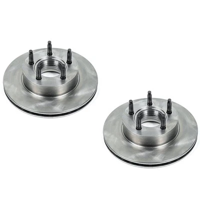 SET-P15AR8527-2 Discos de freno Powerstop Juego de 2 ruedas delanteras 4x4 para camioneta Bronco Foto 1 de 3