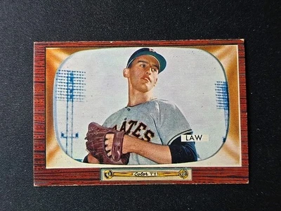 1955 年 Bowman 棒球 #199 Vernon Law Pitcher 匹兹堡海盗队 VG-EX  — 第 1/2 张图片