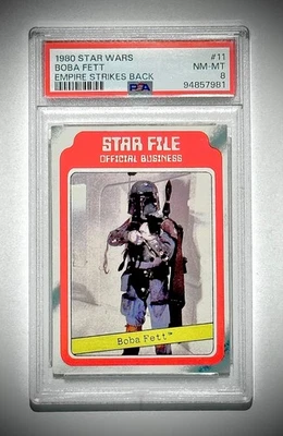 1980 Topps Star Wars BOBA FETT PSA 8 True RC #11 Top 10 SW RC Card IMO Read - Image 1 of 2