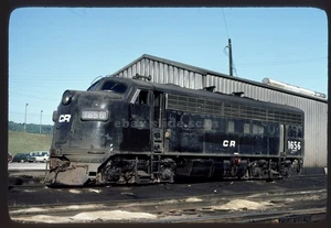 Original Slide - CR Conrail 1656 F7A Conway PA 9-10-77 - Bild 1 von 1