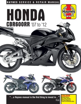 Manual de reparo Honda CBR600RR (07-12) Haynes - Imagem 1 de 4