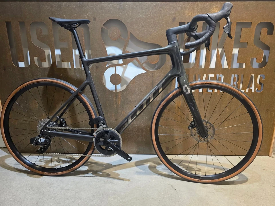 SCOTT ADDICT 10 / RAW CARBON YELLOW FLAKES / XXL - Bild 1 von 4