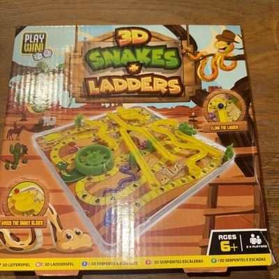 3D Snakes and Ladders Board Game for Kids and Families - Image 1 of 2