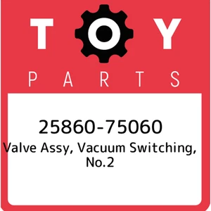 25860-75060 Toyota Valve assy, vacuum switching, no.2 2586075060, New Genuine OE - Picture 1 of 1
