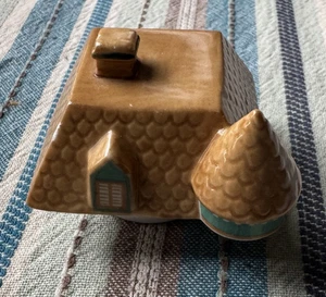 Lenox Gewürzdorf Porzellan Häuser Dose 1989 NUR ZWIEBEL Deckel ohne Siegel CHIPPED - Bild 1 von 7