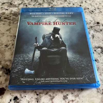 Abraham Lincoln: Vampire Hunter Blu-ray/DVD 2012 2-Disc Set Foto 1 de 4
