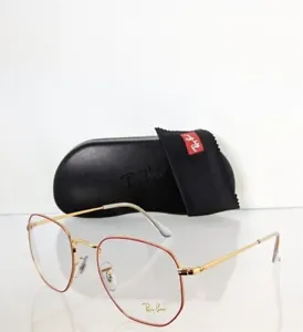 Brand New Authentic Ray Ban Eyeglasses RB 6448 3106 Rectangle 54mm RB 6448 Gold - Picture 1 of 3
