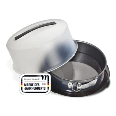 Zenker Springform mit Transporthaube Ø 28 cm DELUXE emailliert mit Auslaufschutz - Bild 1 von 4