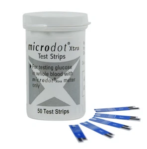Tiras reactivas Microdot Xtra 50 por caja artículo #200-50 vial de 50 - Imagen 1 de 1