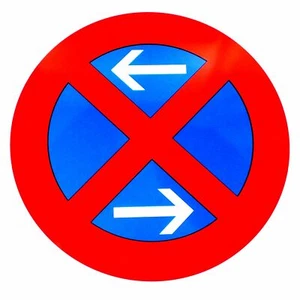 ORIGINAL Verkehrszeichen 283-30 Absolutes Halteverbot Mitte rechts Schild RA 1 - Bild 1 von 1