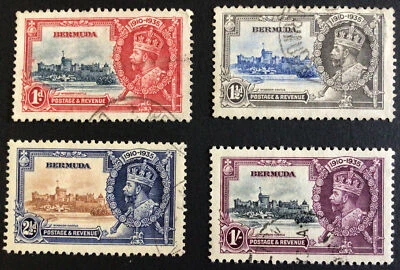 Bermuda George V Silver Jubilee Set SG94/7 VF CDS Used Cat £50.00 in 2018 - Image 1 of 2