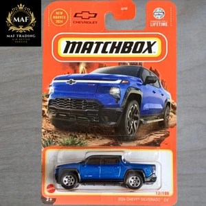 Matchbox 2024 Chevy Silverado EV Azul #12 Mainline 2024 Estuche M | Nuevo - Imagen 1 de 2