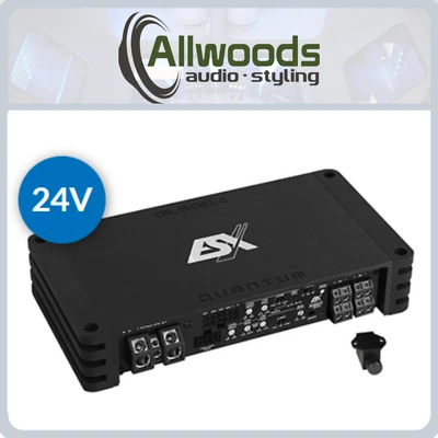Amplificador digital ESX QL600.4 24V 4 canales clase D 680w RMS Foto 1 de 4