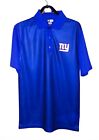 Nfl Mens New York Giants Royal Blue Classic Polo Tx3 Cool Size Small