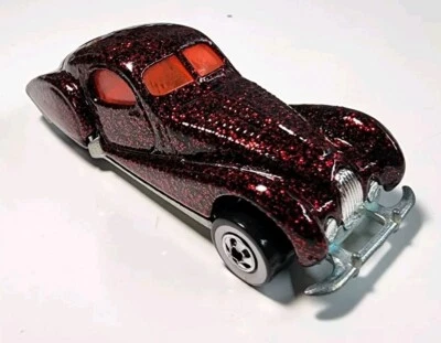 Hot Wheels Red Metalflake Talbot Lago 1/64 Diecast Whitewalls - Image 1 of 4