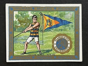 MARQUETTE HAMMER THROW ~ T51 Murad Cigarettes College Series ~ 4ª Serie - Imagen 1 de 2
