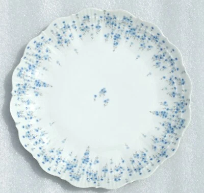 Limoges Giraud Essgeschirr 6 Personen Porzellan Frankreich Streublume, Kornblume - Bild 1 von 4