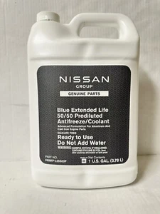 1 Gal Nissan Blue Extended Life 50/50 Prediluted Antifreeze/Coolant 999MPL25500P - Picture 1 of 3