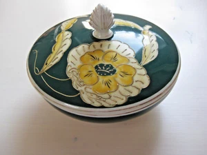 Porzellandose Deckeldose Dose ALKA Kunst handbemalt Vintage TOP Art Deco - Bild 1 von 6