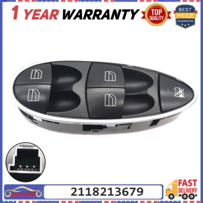 2118213679 For MERCEDES-BENZ CLS500 CLS55AMG CLS550 Master Power Window Switch - Image 1 of 4