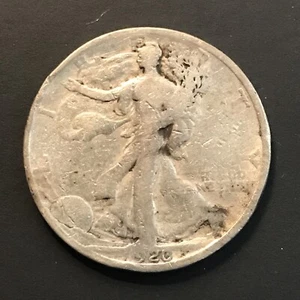 1920-S, 50C Walking Liberty Half Dollar High Grade - Picture 1 of 5